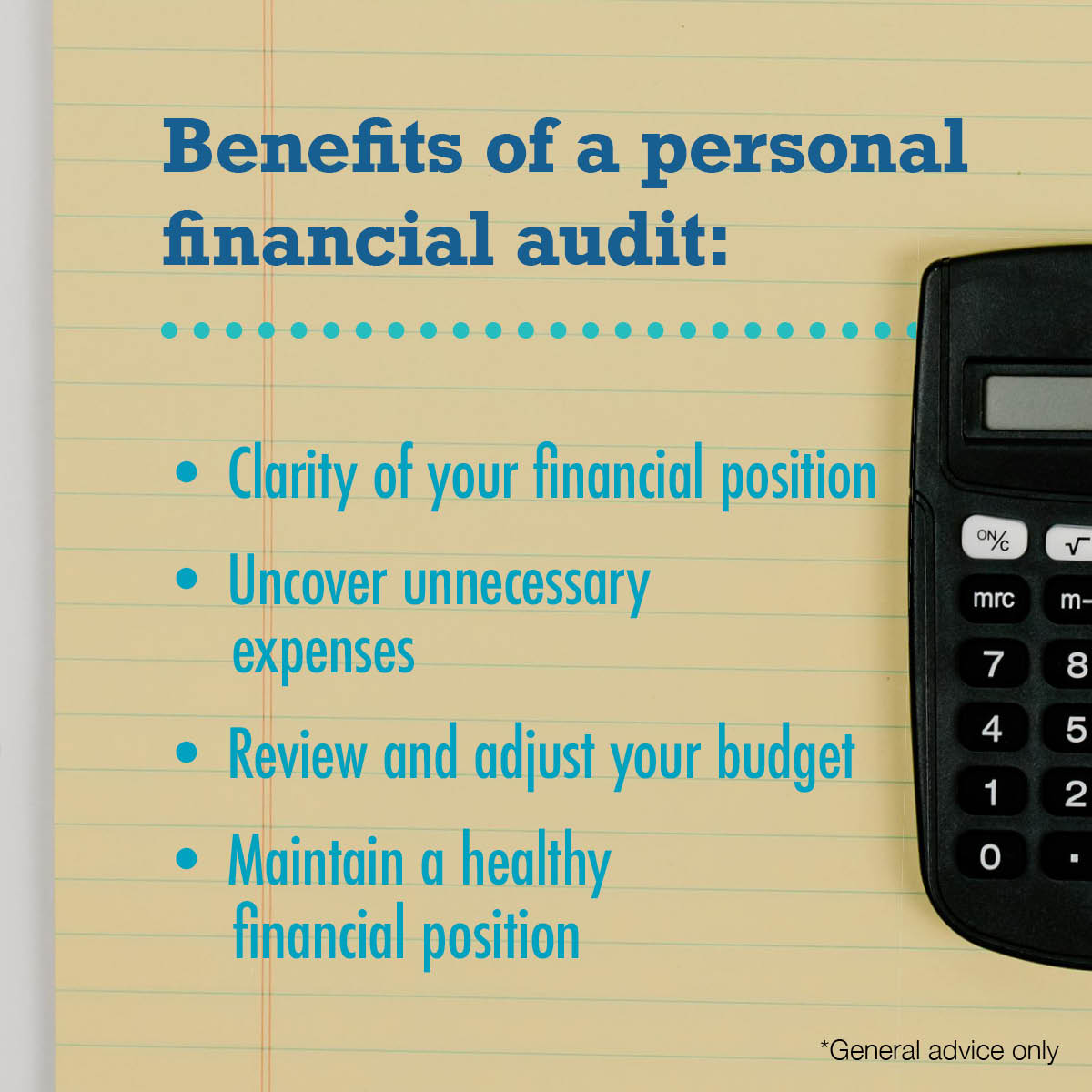 Benefits of a personal financial audit: